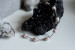 Colier choker cu perle de sticla - cod 3390